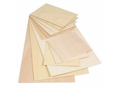 Plywood 8mm lime - 250 x 600 mm