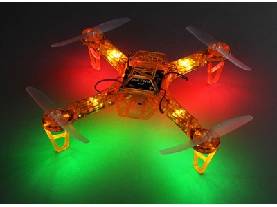 HobbyKing FPV250 V4 Orange Ghost Edition LED Night Flyer FPV Quad Copter (Orange) (Kit)