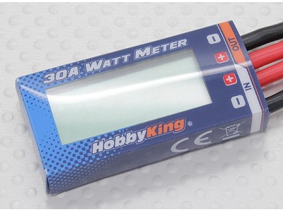 HobbyKing® Compact 30A Watt Meter and Power Analyzer