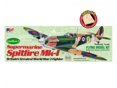Supermarine MK-1 Spitfire Balsa kit