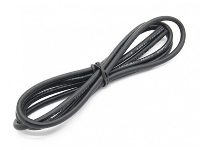 High Quality 20AWG Silicone Wire 1m (Black)