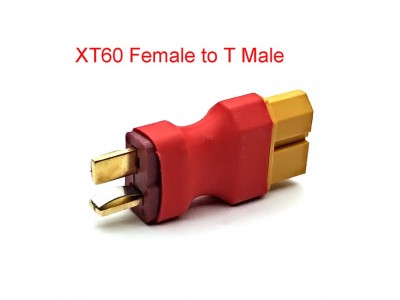 XT60 Female To T-Plug Male Connector Adapter