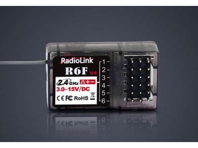 Radiolink R6F V4 2.4G Receiver FHSS 6 Channel