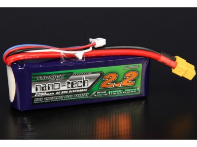 Turnigy nano-tech 2200mah 3S 45~90C Lipo