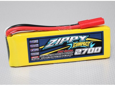 Батерия ZIPPY Compact 2700mAh 3S 25C Lipo Pack