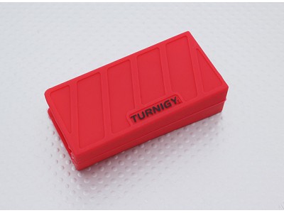 Turnigy Soft Silicone Lipo Battery Protector (Red) 74x36x21mm
