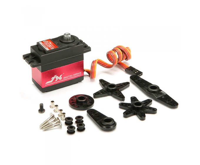 JX Servo PDI-4409MG - 10KG Torque, Metal Gear, Digital Standard Short Body Servo For 1/8 1/10 RC Cars