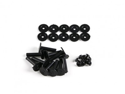 Plastic Retainers for Vibration Damping