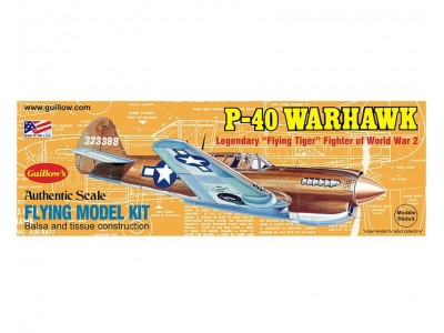Curtiss P-40 Warhawk balsa kit