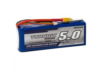 Turnigy 5000mAh 3S 20C Lipo Pack w/XT-60