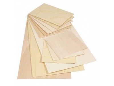 Plywood 2mm poplar - 200 x 600 mm