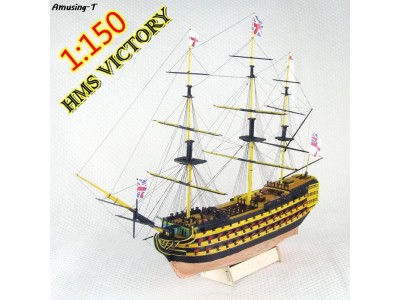 1:150 hms Victory Wooden Sailing Boat