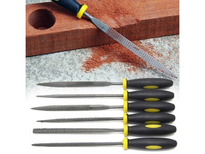 6Pcs 140mm Hand Woodworking Files Tool