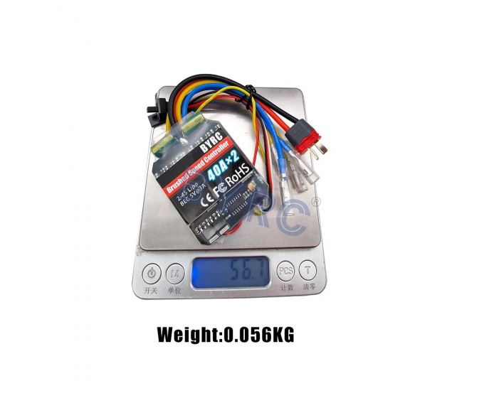 40A X 2 Dual Speed Controller