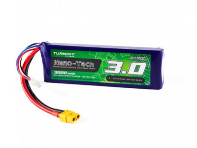 Turnigy Nano-Tech 3000mAh 3S 30C Lipo Pack