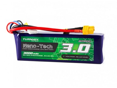 Turnigy Nano-Tech 3000mAh 4S 30C Lipo Pack