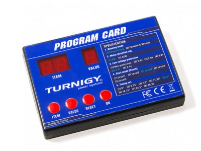 Turnigy Marine ESC Program Card