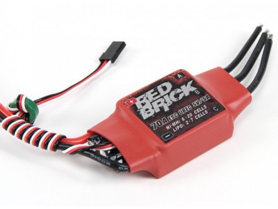 Red Brick (2~7S) 70A ESC V2