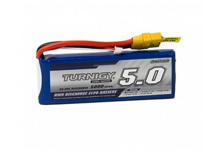 Turnigy 5000mAh 3S 40C Lipo Pack w/XT-90