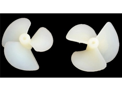 3 Blades 28mm Propeller 2mm Shaft R + L Set