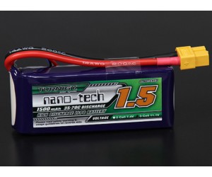 Turnigy nano-tech 1500mah 3S 35~70C Lipo Pack