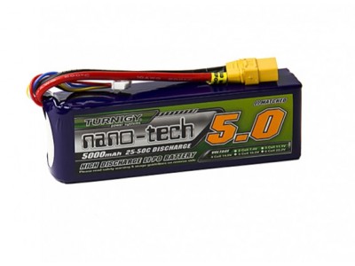 Батерия Nano-tech 5000mah 4S 25~50C Lipo Pack