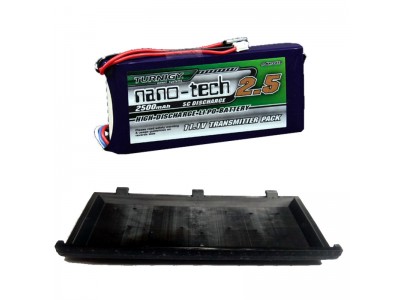Extra battery cover + Battery 2500mah 3S LiPo