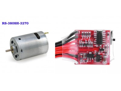 Мотор Mabuchi RS-380S + 20A Спид Контролер с