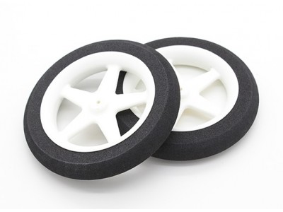 Light Foam Wheel 5 spoke (Diam: 80mm, Width