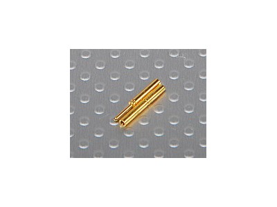 0.8mm Gold Connectors - 1 pair